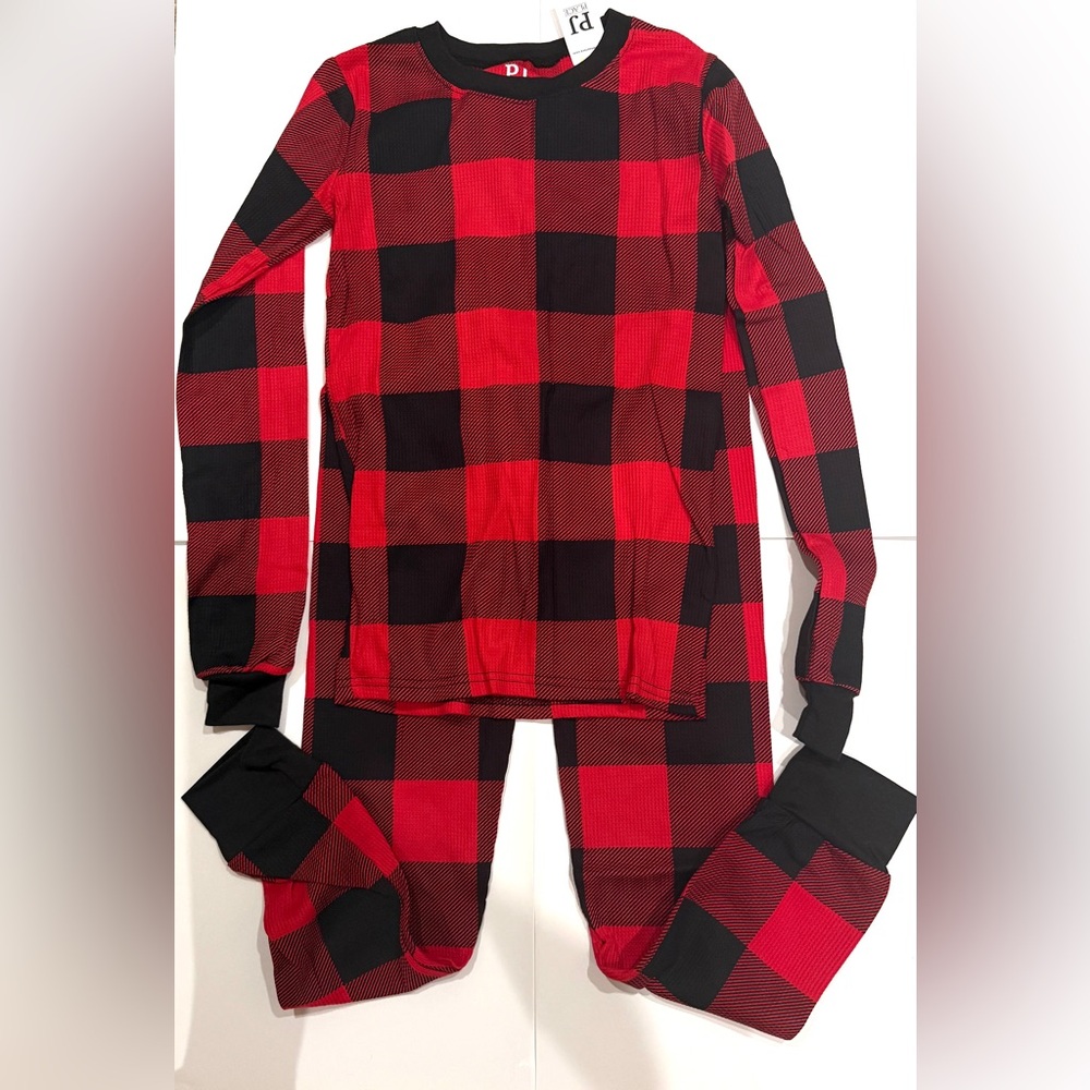 Red and Black Plaid Pajama Set 100% cotton
